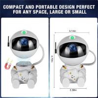 Proyector De Estrellas Y Astronauta Galaxy LED Luz Nocturna Decorativa Para Habitación Regalo Para Niños Lámpara De Decoración Del Piso - details 11