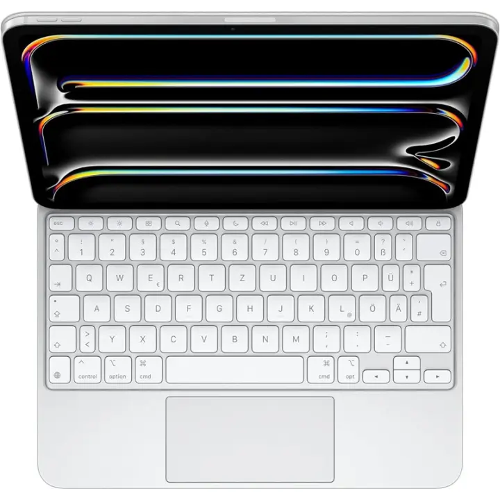 Apple iPad Magic Keyboard Case para iPad Pro 11 (M4), trackpad integrado, alemán - Blanco - 1