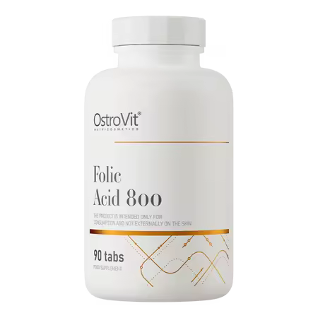 Ácido Fólico 800 µg OstroVit – acido folico  3 Meses de Energía y Bienestar | Vitamina B9 en Comprimidos Fáciles de Tragar Apoyo en el Embarazo y la Salud Hormonal| Olympus Sport Nutricion - 1