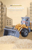 Coche Remoto 1:30 Para Niños Juguete De Excavadora Camión Bulldozer Vagoneta De Ingeniería Para Niños Regalo Control Remoto Escala 1:30 - details 5