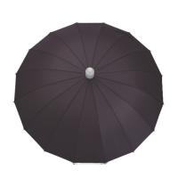 Paraguas largo grande de 16 varillas con funda protectora antigoteo, estructura de fibra, antiviento y automático de 68 cm paraguas antigoteo liso unisex paraguas práctico y funcional - details 10