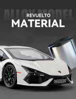 Lamborghini Revuelto Supercar De 1:24 En Escala Colección De Juguetes Metálicos Con Sonido Y Luz Vehículo Diecast Para Niños - details 3