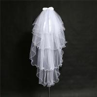 Velo De Novia BABYONLINE De Encaje Al Aire Con Borde De Encaje Sin Cogote Un Solo Capa De Tulle Blanco/Ivory Para Novia 3 Metros Accesorio De Boda - details 8