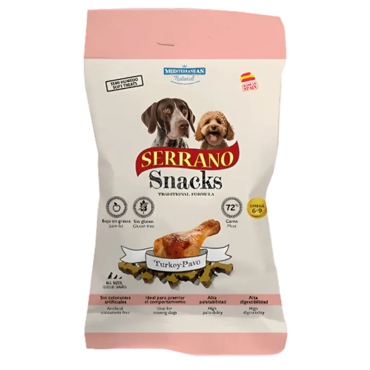 Mediterranean Natural Snacks Serrano Pavo 85 gr - 1