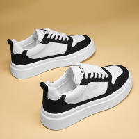 Zapatos Casuales Para Hombre De Cuero De Alta Calidad Comodidad Plataforma Antideslizante Zapatillas Deportivas Con Suela Gruesa Para Correr - details 14