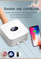 Lámpara De Uñas LED Recargable 54W Sin Cable Para Secado De Esmalte Gel Con Sensor Automático Machine De Secado De Uñas Wireless Tamaño 19*19*9cm Peso 820g - details 10