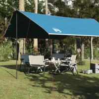 vidaXL Lona de camping impermeable 460x305x210 cm lona impermeable Color Azul,  Gris y naranja,  Verde y mas - details 0