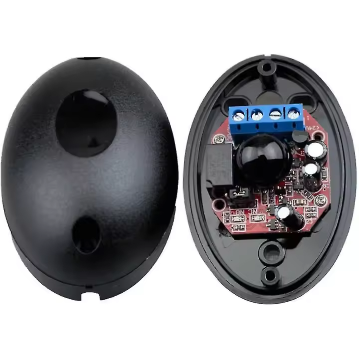 12/24V Fotocélula Sensor de Haz Para Abridor de Puerta Corredera Fotocélula de Seguridad Por Infrarrojos - 1