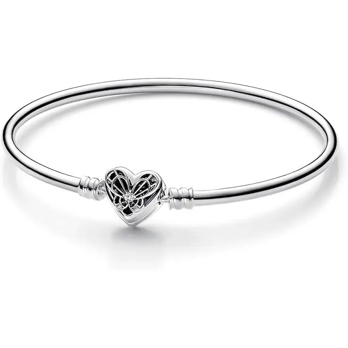 Pulsera de plata Pandora Moments Corazón y Mariposa 592593C01 - 1