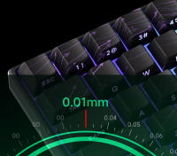 Teclado Mecánico Akko MonsGeek FUN60 Con Interruptores Magnéticos 60% Teclado De Juego Con Disparo Rápido ARGB HE/TMR Personalizable - details 4