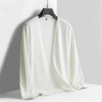 Nueva Cardigan De Larga Manga Para Hombres Color Sólido Casual Cómoda Y Moda Para Primavera Y Otoño Material Poliéster - details 2
