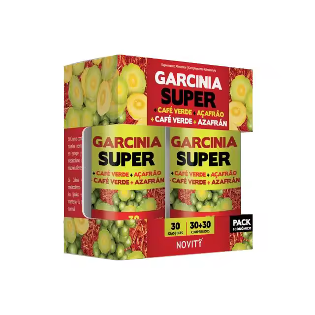 GARCÍNIA SUPER+ CAFÉ VERDE + AZAFRÁN  30+30 comprimidos Dietmed - 1