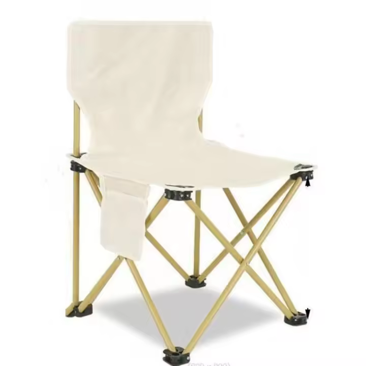 Silla de Playa Plegable con funda  ,SILLA CAMPING, Estructura de Acero Resistente,Asiento de Lona Impermeable ,Ideal para Playa o Camping ,Pesca, Estructura de Acero, - 1
