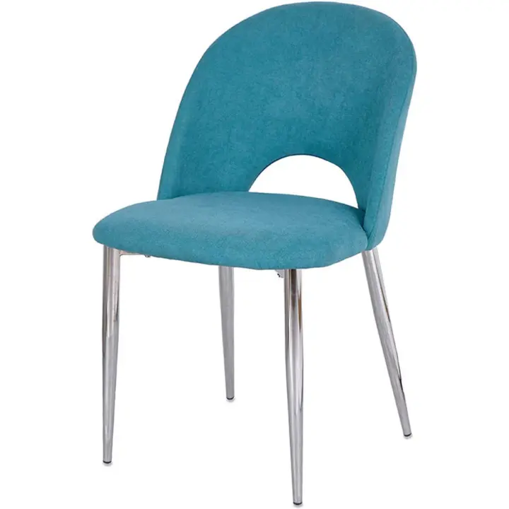 Silla Hueco Azul Tela Chenilla 47*81*55 - Presume de Casa - 1