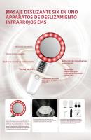 Masajeador Corporal Y Facial 6 En 1 EMS Ultrasound Cavitation Galvanic Infrared Terapia Para El Cuidado De La Piel Del Cuerpo Y La Cara Máquina De Levantamiento Facial - details 3