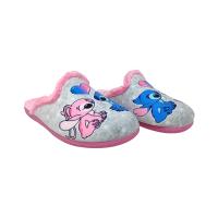 Eva Zorteon - Zapatillas de casa semiabiertas de Stitch y Angel.  Marca ALCALDE. - details 0