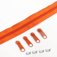 Cremalleras De Nylon Largas Para Costura Y Tailor 1/2/3/5/10 Metros Con Deslizadores 4/8/12/20/40 Piezas Accesorios Para Ropa Y Bolsos - details 8