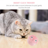 Juguetes Para Gatos Inteligentes 3Pcs Bola Interactiva De Peluche Con Sonidos De 3 Animales Entrenamiento Electrónico Para Gatos Chicos Y Gatitos - details 1