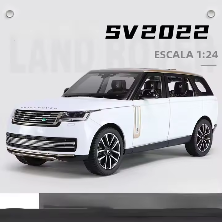 Land Rover Range Rover SV SUV De 1:24 En Miniatura Con Sonido Y Luz Coche De Juguete De Aleación Para Niños Vehículo C523 - 1