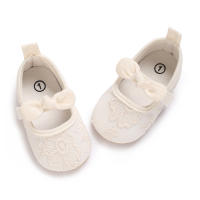Zapatos De Princesa Para Bebé Niña Con Cordones Y Aros Antideslizantes Suela Suave Para Cama Ropa De Bebé 0-18 Meses - details 17