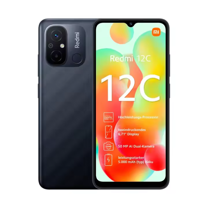 Xiaomi Redmi 12C Graphite Gray / 3+64GB / 6.71" HD+ - 1