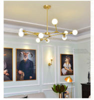Lámpara De Techo Moderna Y Minimalista Ajustable En Ángulo Negro/Oro Chandelier Pendente Iluminación Metal E27 Fuente De Alimentación DC - details 2