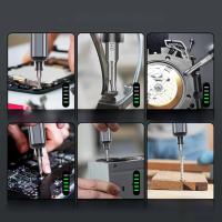 Kit De Herramienta De Destornillador Eléctrico Portátil 68-en-1 Con 64 Brocas S2 De Precisión 5 Ajustes De Torque Y 4 Luces LED Para PC Cámara - details 2