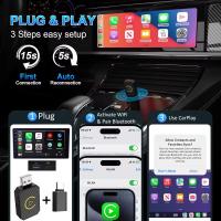 ArPlay ABox WiFi inalámbrico Carplay Android Auto Adaptador 2 en 1 Mini Caja Plug & Play para OEM con cable CarPlay/Andriod Auto Coches - details 4