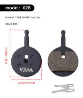 Pads De Freno De Disco Hidráulico VXM Para Bicicleta Semi-métalicos Código De Guía E9 DB ER MT6/4 Piezas De Bicicleta M8020/6100 MT200 - details 11