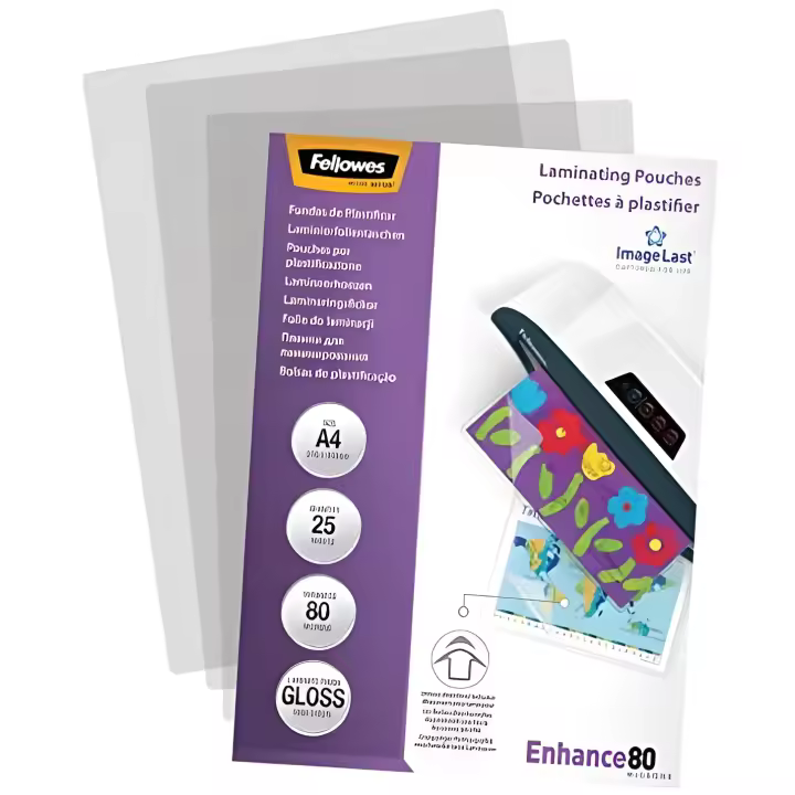 Fellowes ImageLast - Pack de 25 fundas de plastificar, formato A3, 80 micras - 1