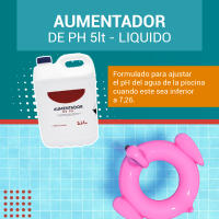 Aumentador de pH+ en piscina  Líquido  Env de 5 lt  PISCIHOGAR VIDA PARA TU HOGAR - details 6