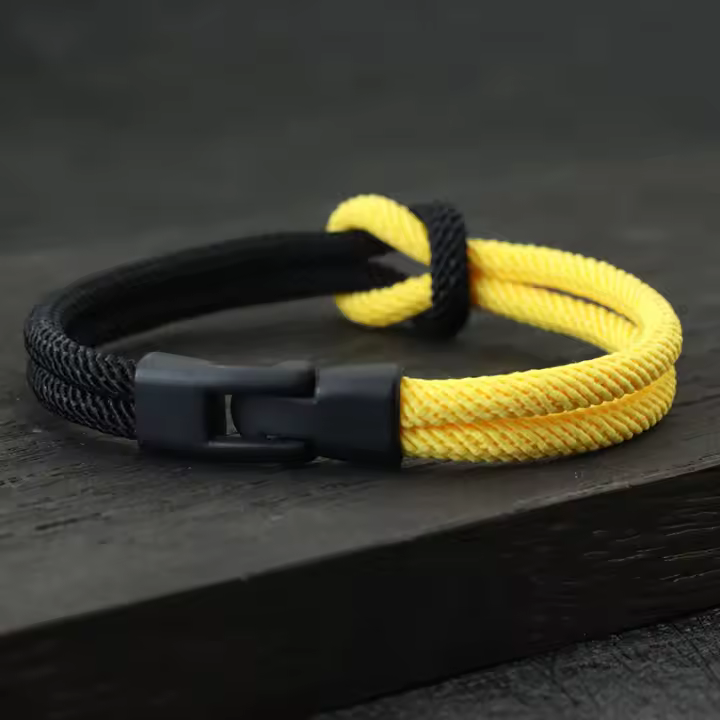 Nuevo Pulsera De Hombre Doble Capa Colorbloque Pirata Accesorio De Moda Material Metálico Aleación De Zinc Regalo Para Novio - 1