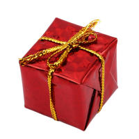 12PCS Caja De Regalo De Navidad Miniatura 1/12 Escala Resina Simulación Para Niños Decoración De Escritorio Hogar Jardín Coche Casa De Muñecas - details 10