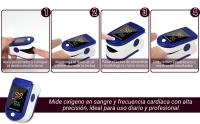 Tensiometro con Oxímetro - USB Y/o Pilas - Medidor de Tensión Arterial - details 2
