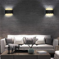 Lámpara De Pared Nórdica LED De Aluminio Para Interior Y Exterior IP65 Blanca Y Negra Moderna Para Pasillos Escaleras Dormitorio Baño Iluminación Diaria - details 14