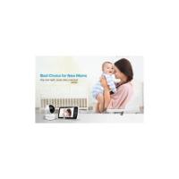 Monitor de Bebe-Pantalla Grande de 5 "with 30 horas de duración de la Katería-Control Remoto Pan-Tilt-Zoom; Sin WiFi, Bidireccional Audio, Visión Nocturna, Temperatures, monitor de Bebe de Largo Distancia de 960 pies con Cámara y audio - details 0