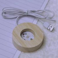 Luz Nocturna De Cristal 3D De 6cm Con Imagen De Pikachu Stitch Doraemon Hello Kitty Regalo Para Niños Grabado Por Láser - details 1
