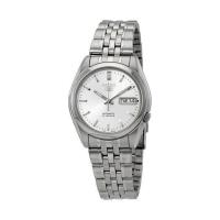 Reloj Automático hombre Seiko 5 SNK355K1 dial plata 37mm correa acero - details 4