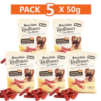 Yommy Pack De 50g-500g Barritas Rellenas Para Perros 50g/Paquete, Golosinas Sticks Para Perro, Delicioso Sabor A Rolls De Pollo, Cheddas Y Panceta, Carne Asada, Snacks De Piel Para Perros - details 8