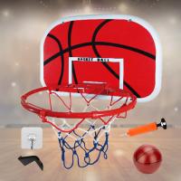 Mini Aro De Baloncesto Portátil Con Bola Y Bombín Ajustable Para Interior Y Exterior Juego Para Niños Material Plástico Y Metal Tamaño Aro 200mm Altura Del Marco 1500mm - details 1