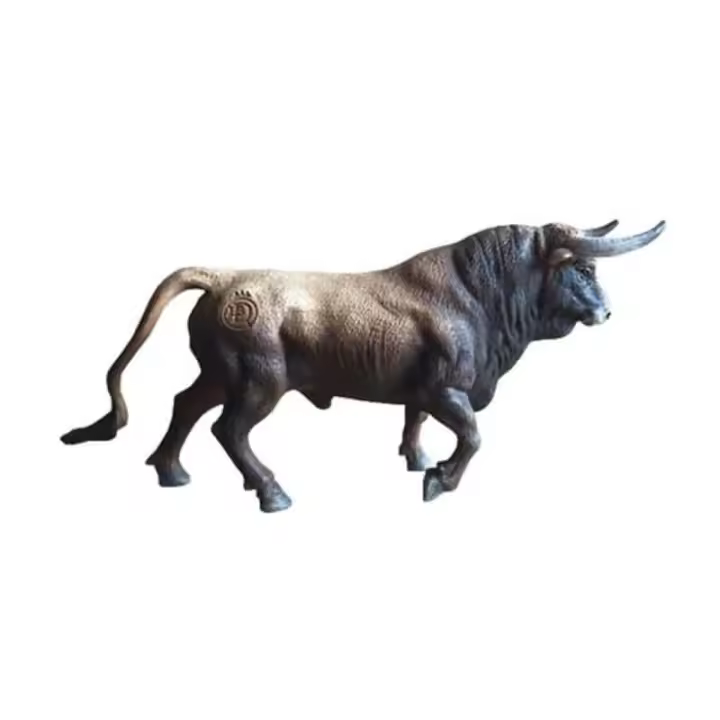 Toro Bravo Castaño Trotando Colecciones de Juegos 90110006 - 1