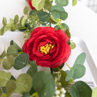 Guirnalda De Flores Artificiales De Rosas Para Boda Decoración De Hogar Y Habitaciones Arco De Jardín Primavera Otoño Planta Falsa De Vínculo - details 5