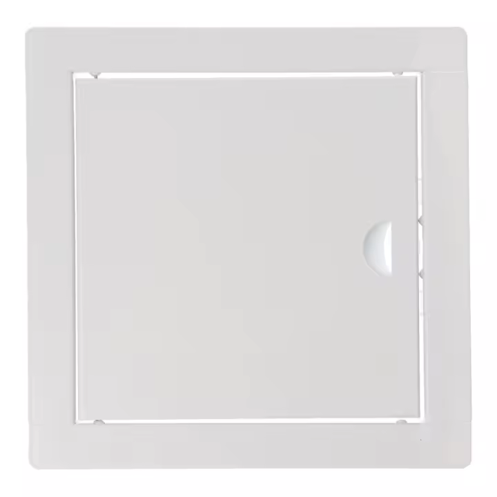 Tapa Registro Empotrable Acero 245x245mm Blanca EDM - 1