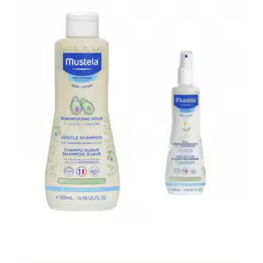 Duplo Champú suave + Agua de peinar . Mustela - 1