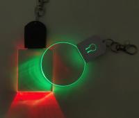 Llavero Recargable Con Luz LED De 10 Piezas Anillo De Acrílico Luz Nocturna USB Batería Recargable 7 Colores DIY Lámpara Para Dropshipping - details 2