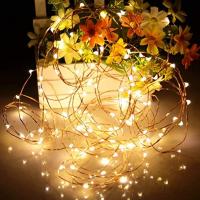 Cadenas De Luces Faeiry 1/5/10pcs Para Decoración De Hogar Dormitorio Jardín Navidad Boda Año Nuevo LED Con Pilas Incluidas - details 6