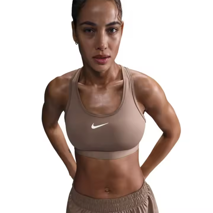 Nike Sujetador Deportivo De Impacto Medio Swoosh - 1