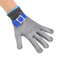 Guantes De Carnicero Resistente a Corte Y Afilado Con Malla De Acero Inoxidable Guantes De Algodón Resistente a Corte Para Trabajo En La Cocina - details 1