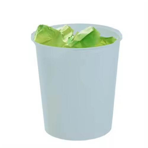 Papelera ecogreen 100% reciclado y reciclable azul pastel 18 litros 290x310 mm archivo 2000 2001 az ps - 1