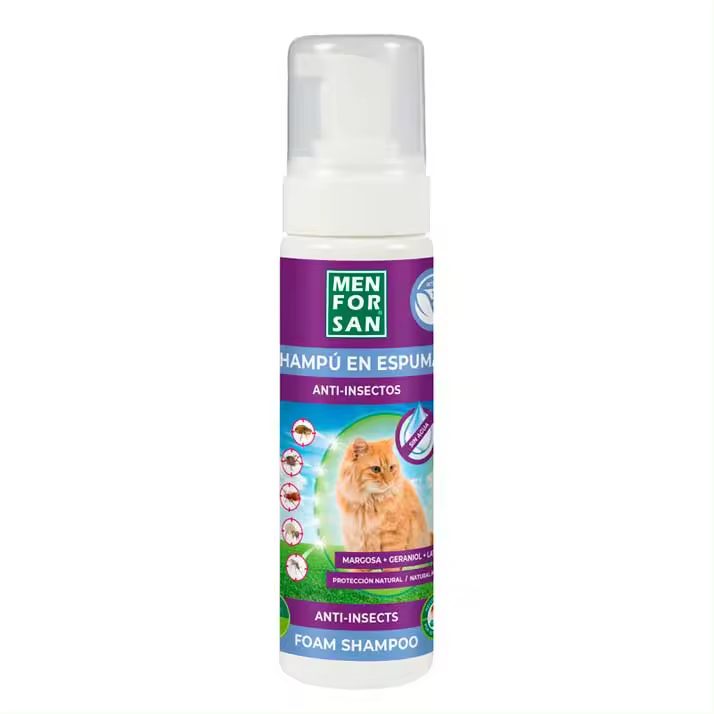 Menforsan Champu Espuma Anti-Insecto Para Gato 200ML - 1